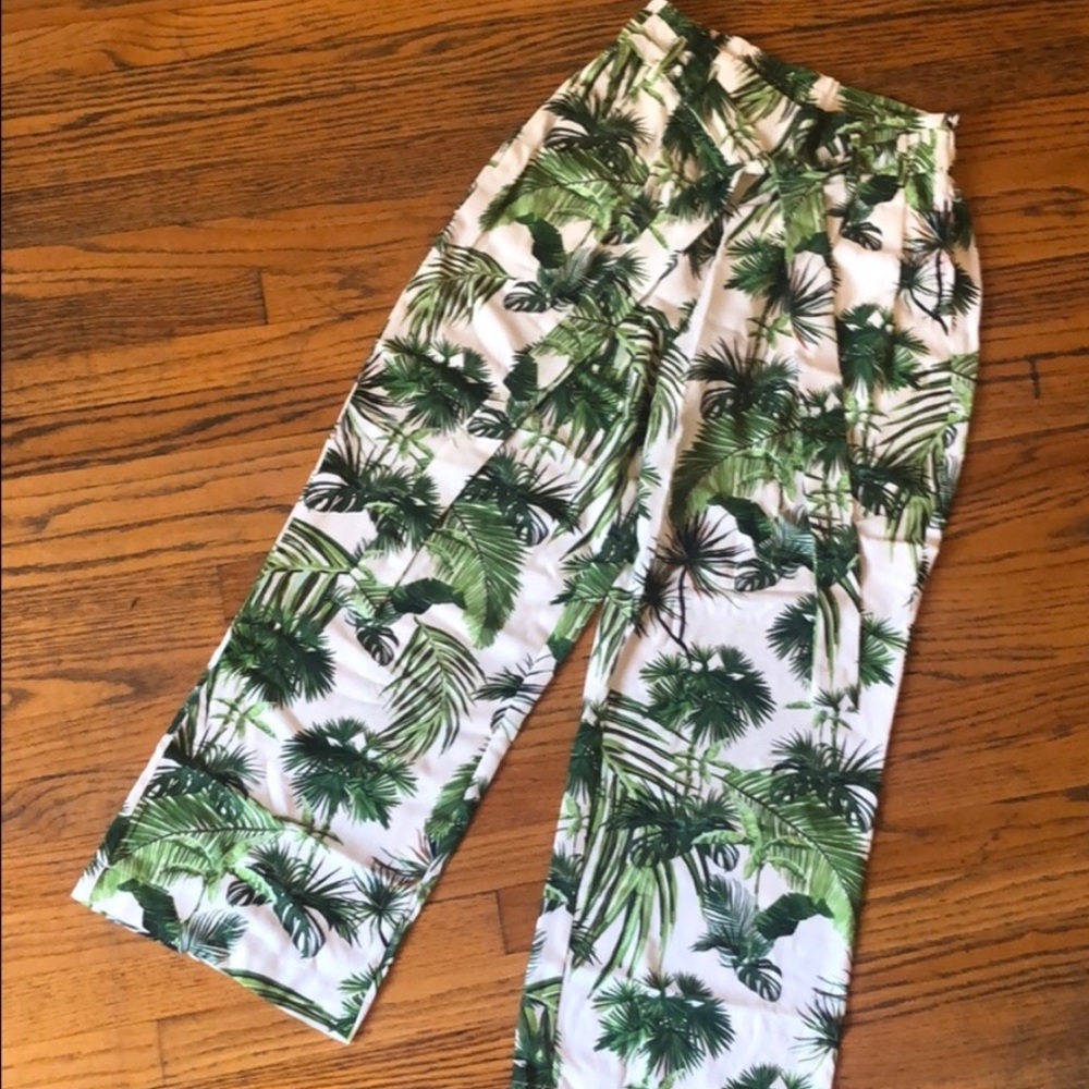 Adorable, Palm Tree print pants